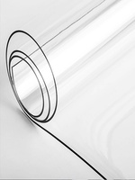 Maßgefertigte 1,0MM PVC-Tischdecke Super Spezialformel Transparente Klare Weiche Glasfolie auf Rolle