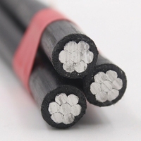 Cables de Alimentación Aéreos Multifilar de Aluminio con Aislamiento de PVC, Retardantes de Llama, 600V/0.6kV, para Uso Exterior, IP65