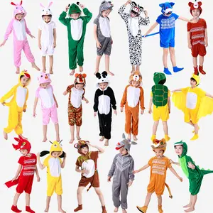 Traje de dibujos animados Onesie niños niñas Animal traje de Navidad para niño pequeño