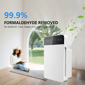 Purificador de Ar Portátil para Grandes Ambientes Familiares com Filtro HEPA H13, Luz UV e Display PM2.5, Silencioso (25dB), Remove 99,97% de Poeira/Fumaça - Product Image 6