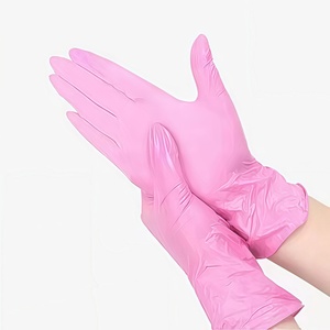AmpsafeX Disposable Thick Nitrile Gloves High Elastic Anti-slip Safety Gloves Elastic Wrist Durable Protective Work Gloves Latex - Product Image 3