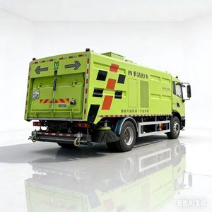 รถกวาดถนนไฟฟ้า Dongfeng 4x2 สำหรับล้างถนน กวาดถนน และทำความสะอาด - Product Image 4