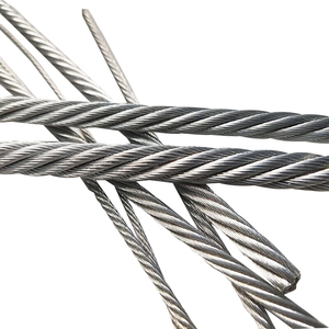 Gran Stock de Cables de Acero Galvanizado Hechos en China <span class=keywords><strong>6x19</strong></span>+fc 7x19 <span class=keywords><strong>IWRC</strong></span> 10mm 12mm - Product Image 1