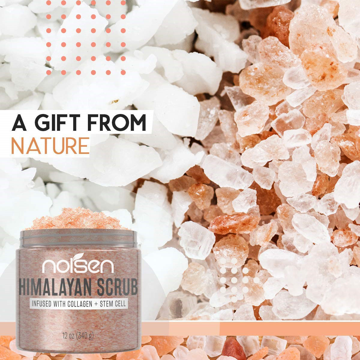 Hot Selling  Private Label Himalayan Salt Scrub Natural Body Sugar Scrub Exfoliate Skin Whitening products