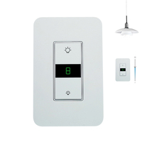 Interruptor de Luz Táctil Inteligente Wifi Tuya, Estándar Estadounidense, con Control por Aplicación Smart Life