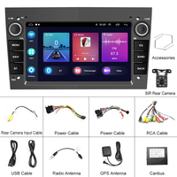 Autoradio Android 2+32g DSP avec WiFi pour OPEL Astra Meriva Vectra Antara Zafira Corsa, navigation GPS, unité principale 2DIN