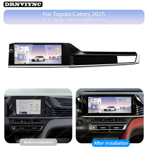Autoradio Android 14 de 12,3 pouces avec écran tactile Carplay, caméra 360°, GPS et lecteur <span class=keywords><strong>vidéo</strong></span> pour Toyota Camry 2025 2026 - Product Image 2