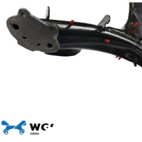Subchâssis arrière de voiture allemande, support de frein à tambour OEM 6RU500051A, directement de l'usine, pour VW Polo (2011 - 2016)
