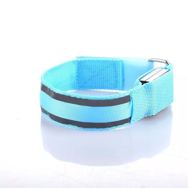 Горячая Распродажа 2021, светодиодная Светоотражающая мигающая светодиодная повязка на руку для бега