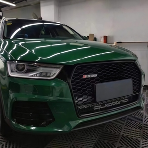 Parrilla de parachoques delantero Roadinjoy para <span class=keywords><strong>Audi</strong></span> Rsq3 Center Honeycomb Mesh Chrome ABS Material para <span class=keywords><strong>Audi</strong></span> <span class=keywords><strong>Q3</strong></span> <span class=keywords><strong>Quattro</strong></span> Style 2016-2018 - Product Image 4