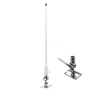 เสาอากาศวิทยุ VHF สำหรับเรือเดินทะเล 156-163MHz เสาอากาศสื่อสาร 162MHz AIS สำหรับเรือ พร้อมขายึดสแตนเลสหรือไนลอน - Product Image 1