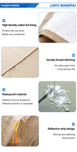 Housse de <span class=keywords><strong>pare</strong></span>-<span class=keywords><strong>brise</strong></span> de voiture pour Suv, pliable, Portable, imperméable, <span class=keywords><strong>pare</strong></span>-<span class=keywords><strong>brise</strong></span> de soleil, neige et glace avec étrier réfléchissant - Product Image 6