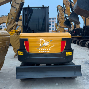 Mini-excavatrice d'occasion VOLVO EC60 avec peu d'heures de fonctionnement, pelle hydraulique sur chenilles d'occasion VOLVO EC60 EC70 EC80 pour travaux de terrassement domestique - Product Image 6