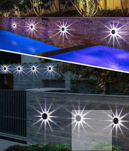 IP44 Waterproof Solar LED Wall <b>Light</b> Warm Ambiance Energy Saving Outdoor Garden Patio Pathway Decoration <b>Ceiling</b> <b>light</b> - Product Image 4