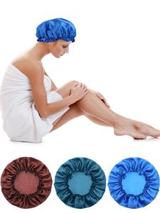 <span class=keywords><strong>Bonnet</strong></span> de nuit en satin uni pour femme, <span class=keywords><strong>bonnet</strong></span> <span class=keywords><strong>chimio</strong></span> en satin, <span class=keywords><strong>bonnet</strong></span> de douche en satin, <span class=keywords><strong>bonnet</strong></span> de bain pour femme – Offre spéciale - Product Image 4