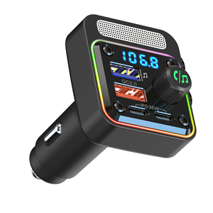 Pemancar <span class=keywords><strong>FM</strong></span> mobil Bluetooth BC91, pengisi daya USB ganda PD36W Audio portabel di MP3 & FLAC - Product Image 4