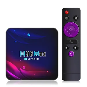 Dispositivo de TV inteligente H96 MAX V11 RK3318, decodificador con Android 11,0, 2g, 16gb, WIFI Dual 5g, reproductor multimedia 4k, novedad de fábrica