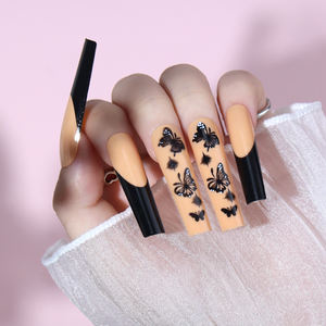 <span class=keywords><strong>Uñas</strong></span> postizas largas y <span class=keywords><strong>cortas</strong></span> para decoración, <span class=keywords><strong>uñas</strong></span> largas y <span class=keywords><strong>cortas</strong></span> con pegamento de gelatina, para <span class=keywords><strong>uñas</strong></span> falsas, <span class=keywords><strong>2022</strong></span> - Product Image 1