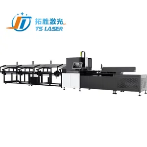 Tuosheng Industry Carbon Steel Stainless Metal Pipe Cnc Fiber Laser Cutter Equipment/laser Tube Cutting Machine