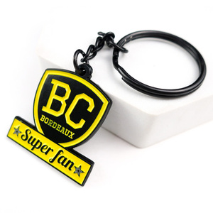 Nhà Sản Xuất Kim Loại Thủ Công Mỹ Nghệ Chuyên Nghiệp Tùy Chỉnh Thư Móc Khóa Kim Loại Men Móc Chìa Khóa Cho Túi - Product Image 2