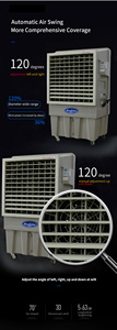 Climatisation extérieure rideaux d'air multi split moteurs refroidisseur d'air industriel - Product Image 3