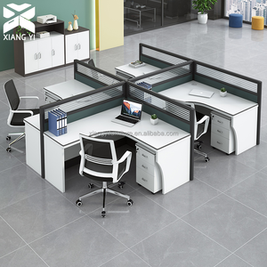 Scrivania <span class=keywords><strong>da</strong></span> Ufficio Modulare <span class=keywords><strong>a</strong></span> L in Legno Economica per Ingrosso, con Armadietto <span class=keywords><strong>a</strong></span> <span class=keywords><strong>Muro</strong></span>, Postazione di Lavoro per Edifici Commerciali - Product Image 2