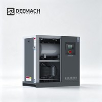 Compresseur d'air industriel silencieux sans huile à spirale DEEMACH 3,7 kW 5,5 kW 8 bars 10 bars pour la transformation alimentaire et des boissons