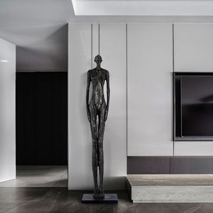 ศิลปะการตกแต่งรูปแกะสลักแอบสแตรกทำจากเรซิ่นขนาดใหญ่สำหรับห้องนั่งเล่นตู้<span class=keywords><strong>ว</strong></span>างที<span class=keywords><strong>ว</strong></span>ีตั้งพื้น - Product Image 2