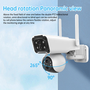 Wistino 4k ống kính kép UHD ai Wifi <span class=keywords><strong>Camera</strong></span> phát hiện chuyển động kép PIR hồng ngoại phát hiện Wifi <span class=keywords><strong>Camera</strong></span> An Ninh Gia Đình - Product Image 3