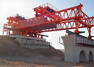 آلة تشييد جسر عالية الطريق لتشييد العوارض الخرسانية ومعدات السكك الحديدية - Product Image 5