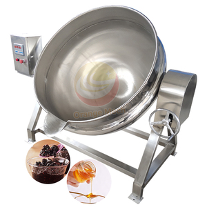 ORME Marmite industrielle gaz vapeur pour cuisson marmite confiture de fruits pâte de fraises machine à faire sauce bouilloire à double paroi avec agitateur - Product Image 3