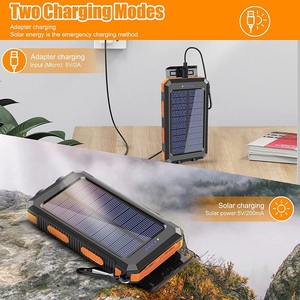 Tendencia 2024 nuevos dispositivos electrónicos cargador portátil rápido para Xiaomi Apple iPhone cargador LED luz generador Solar banco de energía - Product Image 2