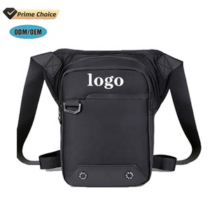 BSCI personnalisé hommes goutte jambe sac avec pochette pour bouteille d'eau pêche hanche cuisse Pack jambe sac suspendu tactique taille sac - Product Image 1