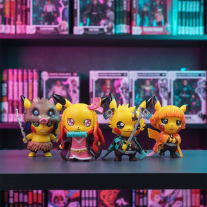 Nuovi Stili 2026: Action <span class=keywords><strong>Figure</strong></span> Anime Pokémon e Demon Slayer (Tanjiro, <span class=keywords><strong>Nezuko</strong></span>) - Modelli di Tendenza - Product Image 2