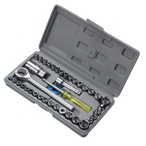 Bộ Dụng Cụ Sửa Chữa Ô Tô <span class=keywords><strong>40</strong></span> Món Dụng Cụ Cầm Tay Cờ Lê Để Sửa Chữa Xe Đạp Bộ Dụng Cụ Thép Cacbon SRS-<span class=keywords><strong>40</strong></span> - Product Image 2