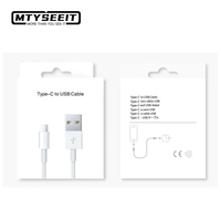 Cables USB de Carga Rápida de 3 Pies (1 m) y 3 A, Cables de Datos Tipo C
