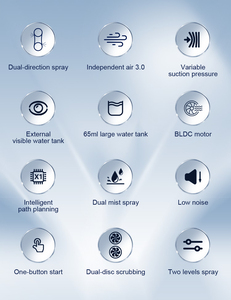 Robot de <span class=keywords><strong>nettoyage</strong></span> de vitres automatique X1 à forte aspiration avec télécommande, <span class=keywords><strong>prix</strong></span> d'usine, vente chaude - Product Image 6