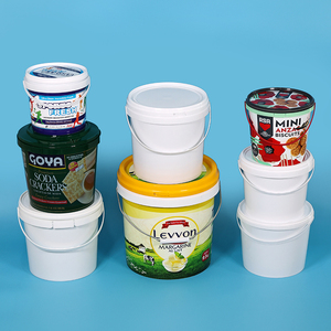 Пластиковое круглое ведро с крышкой, 2 л - Product Image 6