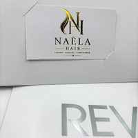 Porta Tarjetas con Logotipo Personalizado Sliver Logo Office Supplies, Dos Bolsillos, Carpetas para Papel A4