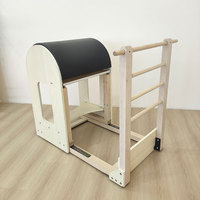 Machine à baril en bois d'érable Pilates Emax Fitness Equipment-Portable Home Adjustable Multifunction for Yoga Studio