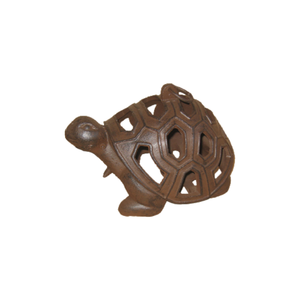 Achetez à prix avantageux des lanternes décoratives d'extérieur en fonte robuste, en forme d'animaux : écureuil, poisson, escargot, pour bougies chauffe-plat. - Product Image 5