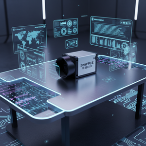 Caméra industrielle IRAYPLE AH3B00CG000 (Ind-Cam) Couleur/GigE Utilisation en automatisation Durable Précise Haute vitesse Nouvelle alliage d'aluminium - Product Image 1