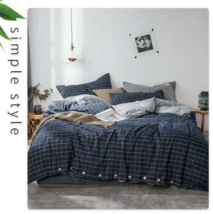 Parure de lit en lin de luxe, personnalisée, marque privée, hiver, magnifique, tissée, simple, 40 fils, lin et coton, 200 ensembles, 4 pièces - Product Image 6