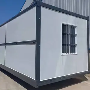 Kit de cabine préfabriquée pliante à construction rapide en usine en Chine 20ft 40ft Maison de conteneur pliante préfabriquée Maison préfabriquée Conteneur