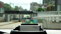 Écran Oled transparent de type barre de 4.1 pouces voir à travers l'écran pour le panneau Oled transparent HUD de pare-brise de voiture