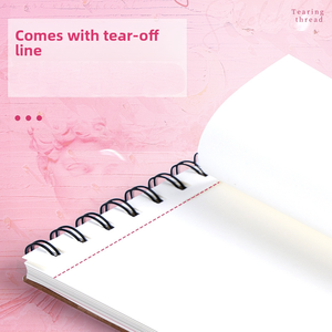 Sách phác thảo dày 8K A4 Album nghệ thuật rời đặc biệt dành cho sinh viên nghệ thuật cuốn sách vẽ Trống <span class=keywords><strong>8</strong></span> cuốn sổ tay cuộn mở - Product Image 3