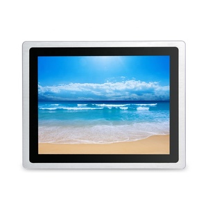 Industrial de 12 pulgadas rs232 computadora de control de pantalla táctil de 5 puntos monitor VESA instalar agujeros - Product Image 5