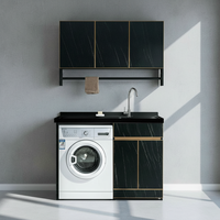 Lemari Penyimpanan Dinding Modern dari Baja Anti Karat untuk Kamar Mandi, Vila, Hotel, dan Laundry, Ramah Lingkungan, dengan Finishing Lacquer yang Dapat Disesuaikan