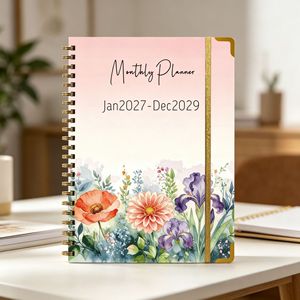 Venta Directa <span class=keywords><strong>de</strong></span> Fábrica, Agenda con Espiral Exquisita 2027-2029 para Planificación Semanal y Registro Diario - Product Image 6