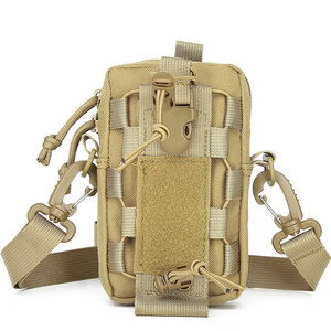 Sac de taille personnalisé pour extérieur, tactique, bouilloire, support pour téléphone portable, multifonctionnel, sac de taille suspendu à fermeture éclair pour le camping - Product Image 1